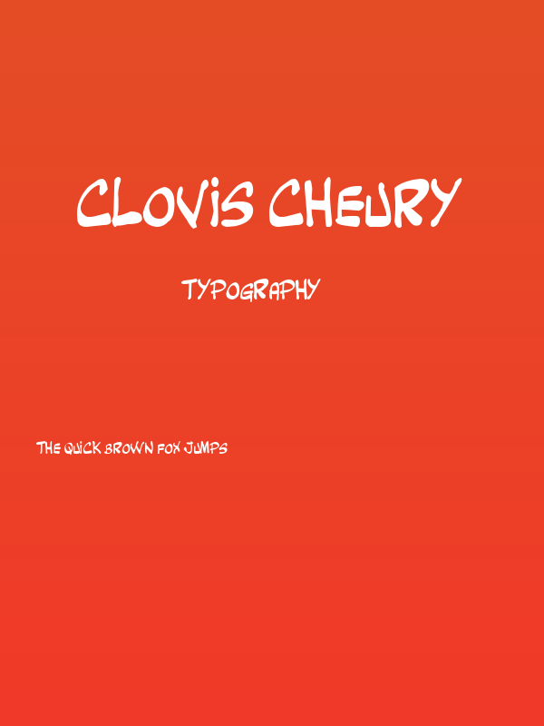 clovis cheury Poster