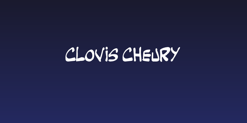 clovis cheury Social Header
