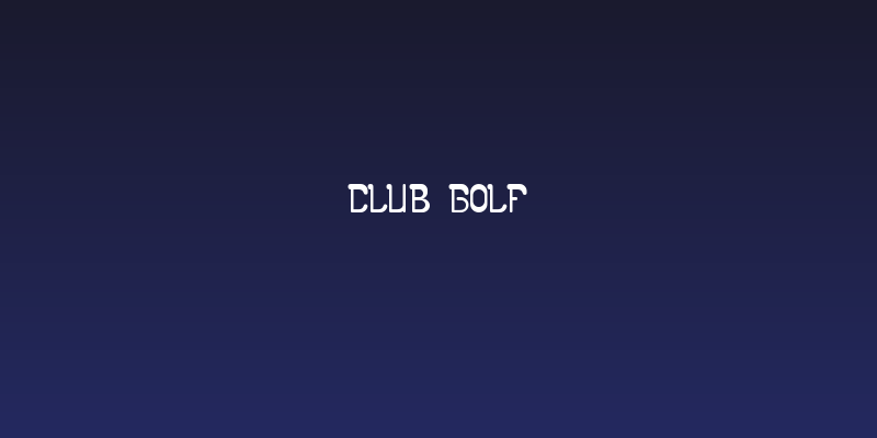 club golf Social Header