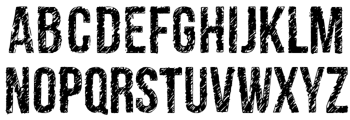 club seven espadas Font LOWERCASE
