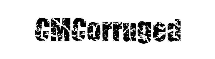 CMCorruged  フリーフォントのダウンロード