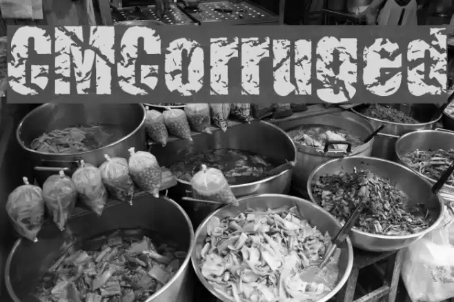 CMCorruged Font examples