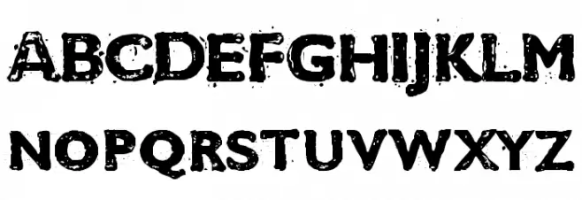 CMDestroyTwo 字体 大写