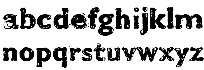 CMDestroyTwo Font Litere mici