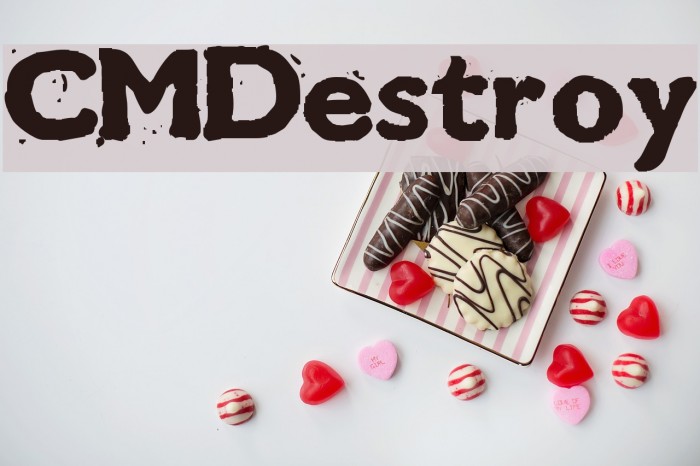 CMDestroy Font examples
