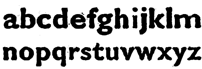 CMDestroy Font LOWERCASE