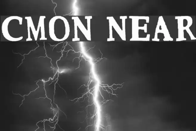 CMON NEAR Font examples