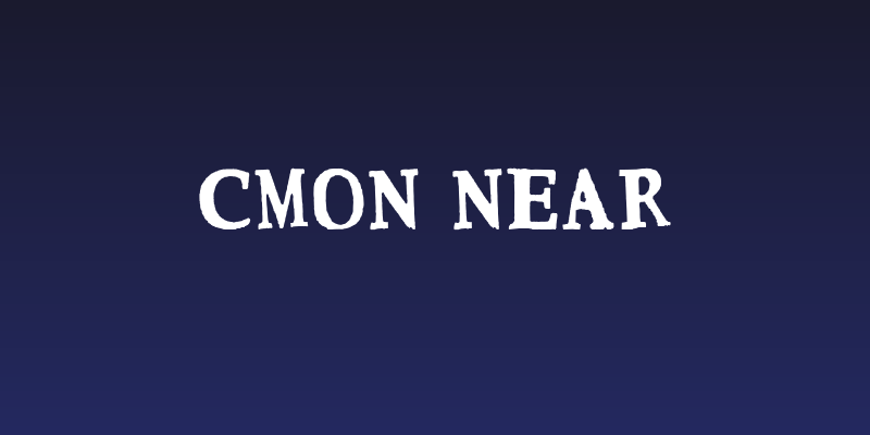 CMON NEAR Social Header