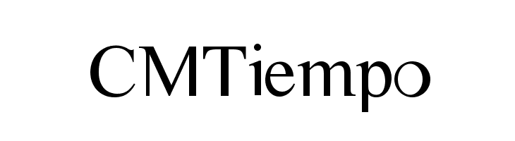 CMTiempo  baixar fontes gratis