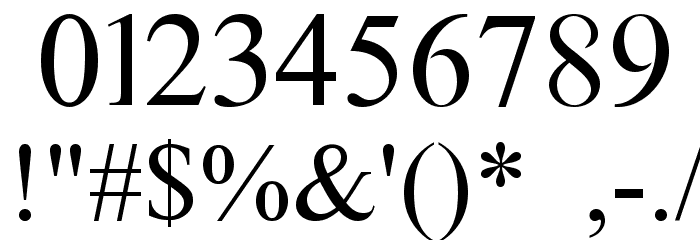 CMTiempo Font OTHER CHARS