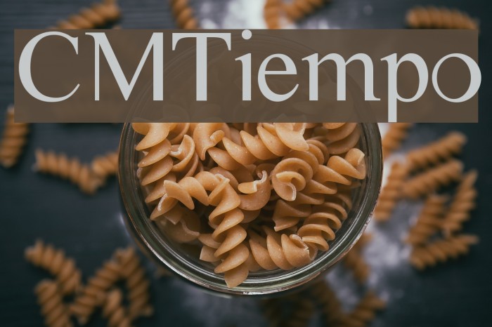 CMTiempo Font examples