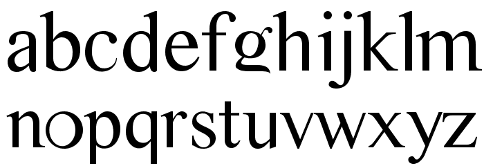 CMTiempo Font LOWERCASE