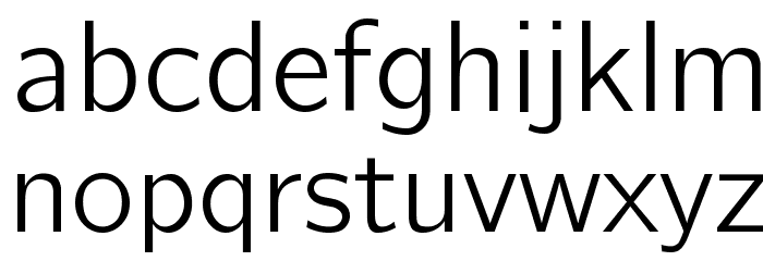 CMU Bright Roman Font LOWERCASE