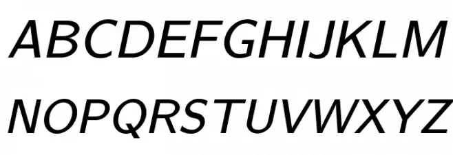 CMU Bright SemiBoldOblique Шрифта ВЕРХНИЙ