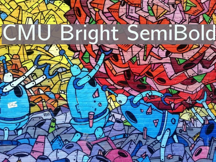 CMU Bright SemiBold Font examples