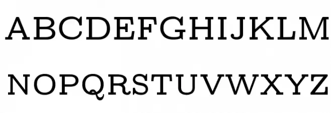 CMU Concrete Bold Font Litere mari
