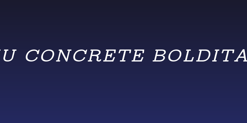 CMU Concrete BoldItalic Social Header