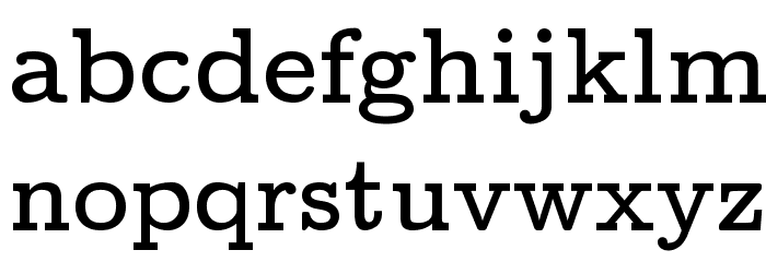 CMU Concrete Bold Font LOWERCASE