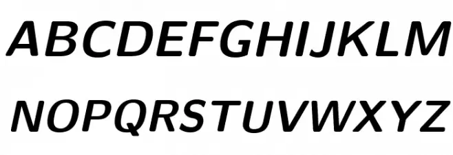 CMU Sans Serif BoldOblique Fonte MAIÚSCULAS