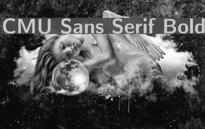 CMU Sans Serif Bold Font examples