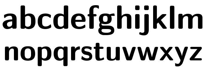 Sans serif bold