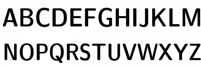 CMU Sans Serif Demi Condensed DemiCondensed 字体 大写