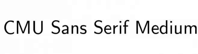 CMU Sans Serif Medium  Fuentes Gratis Descargar