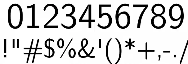 CMU Sans Serif Medium Font OTHER CHARS