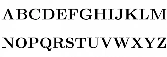 CMU Serif Bold Polices MAJUSCULES