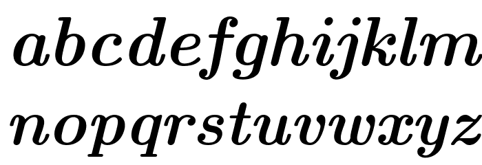CMU Serif BoldItalic Polices MINUSCULES