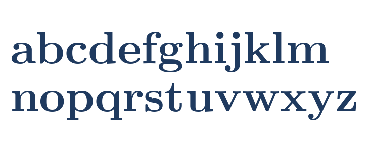CMU Serif Bold Lowercase
