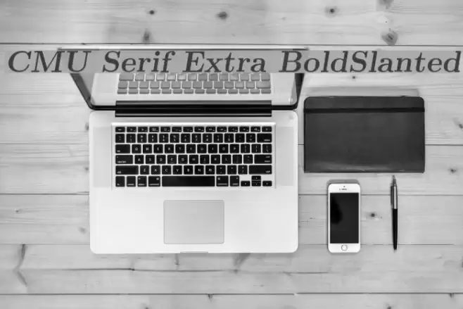 CMU Serif Extra BoldSlanted Font examples