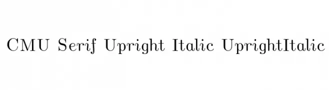 CMU Serif Upright Italic UprightItalic  baixar fontes gratis