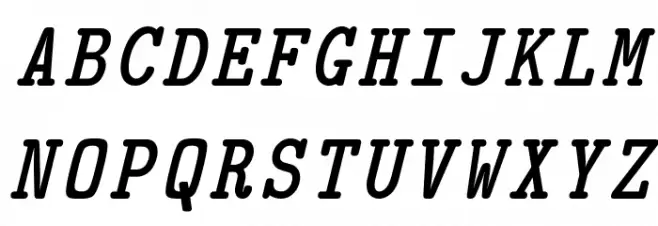 CMU Typewriter Text BoldItalic Schriftart Groß