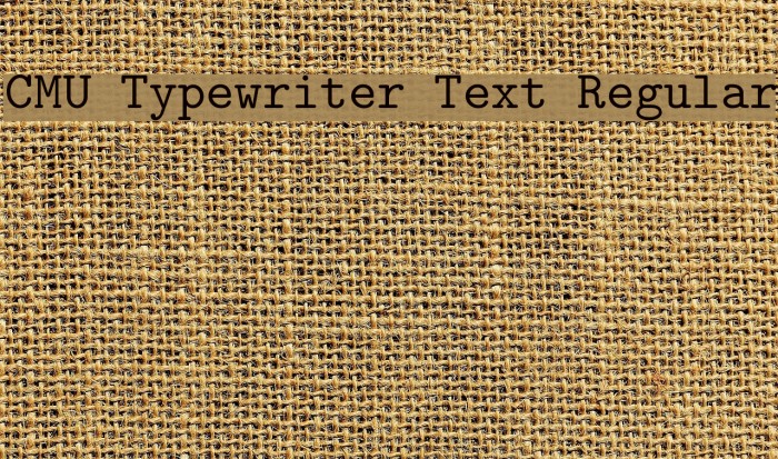 Regular text. Typewriter text. Rossanova text Regular.