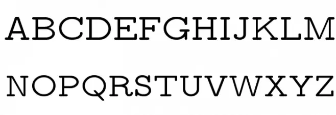 CMU Typewriter Text Variable Width Medium 字体 大写
