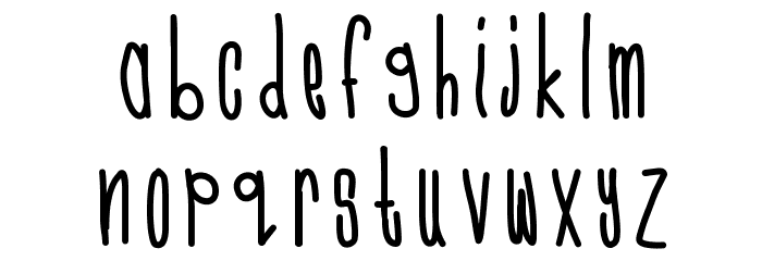 CMonkeeBold Font LOWERCASE
