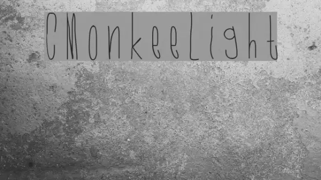 CMonkeeLight Font examples