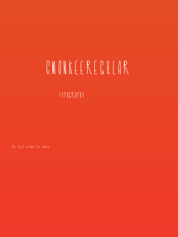 CMonkeeRegular Poster