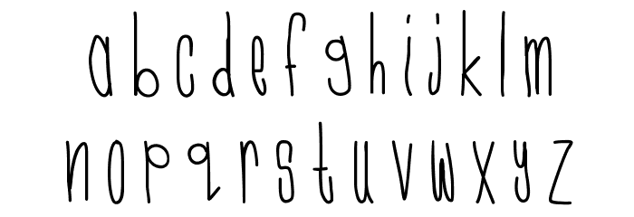 CMonkeeRegular Font LOWERCASE