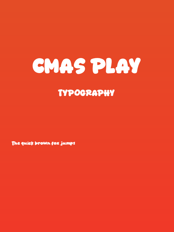 Cmas Play Poster