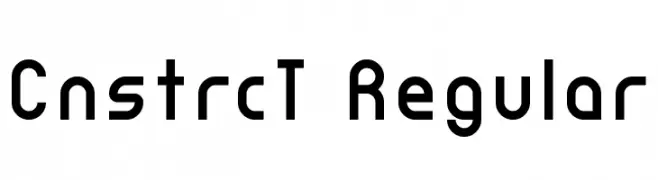 CnstrcT Regular  font caratteri gratis