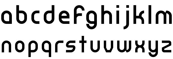 CnstrcT Regular Font LOWERCASE