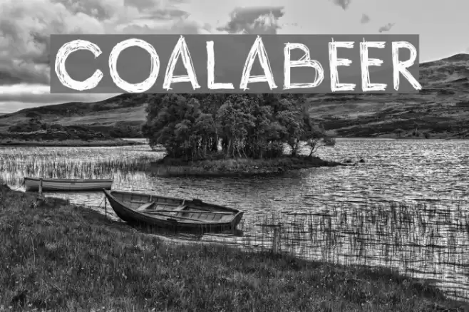 COALABEER Font examples