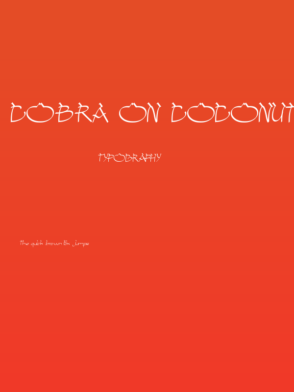 COBRA on coconut tree Poster