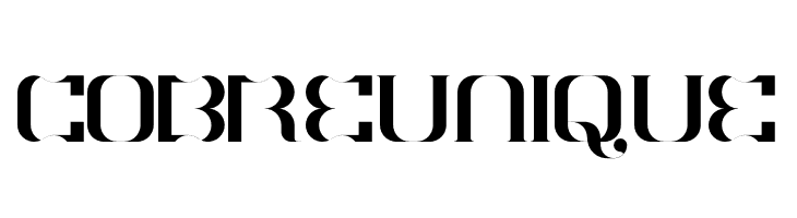 COBRE UNIQUE  Free Fonts Download