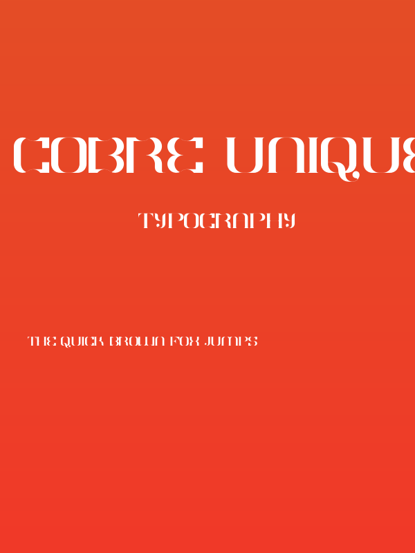 COBRE UNIQUE Poster