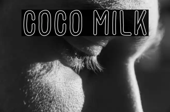 COCO MILK Font examples