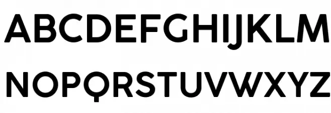 COCOGOOSE DemiBold Schriftart Groß
