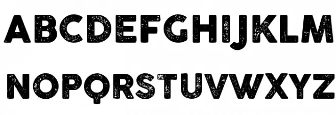 COCOGOOSE LETTERPRESS Шрифта ВЕРХНИЙ